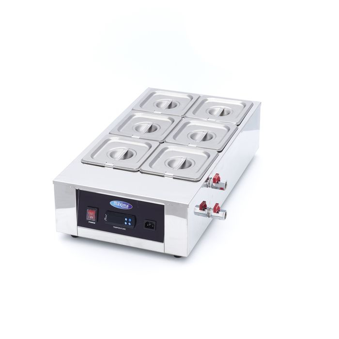 Topitor ciocolata 6xGN 1/6 inox, control digital, 1500W [1]