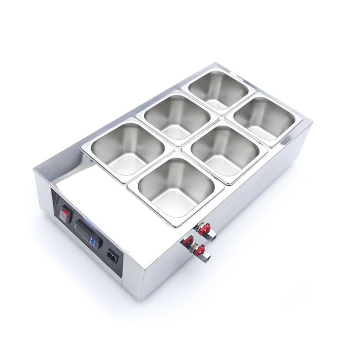 Topitor ciocolata 6xGN 1/6 inox, control digital, 1500W [3]