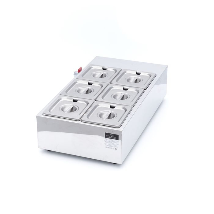 Topitor ciocolata 6xGN 1/6 inox, control digital, 1500W [6]