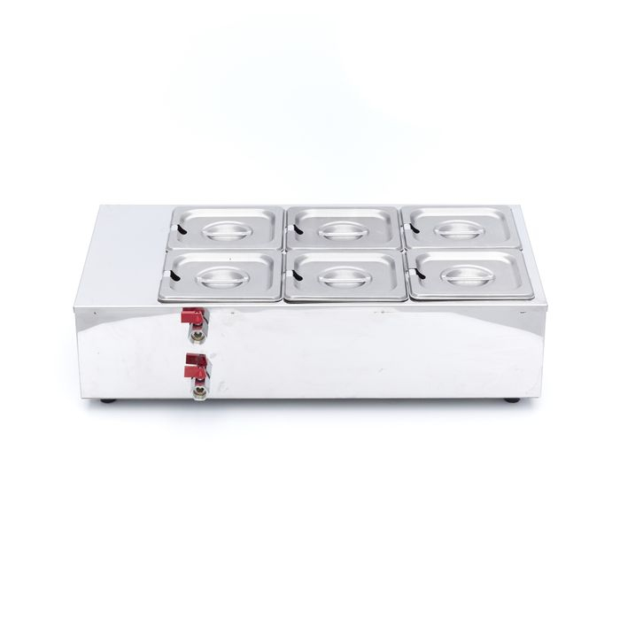 Topitor ciocolata 6xGN 1/6 inox, control digital, 1500W [7]