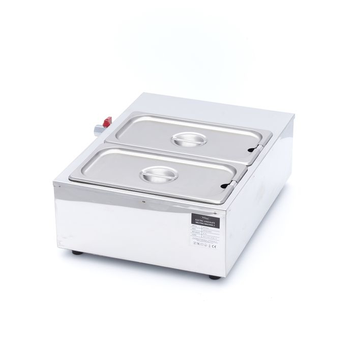 Topitor ciocolata inox cu 2 tavi GN 1/3, control digital [6]