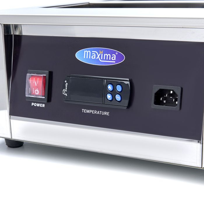 Topitor ciocolata inox cu 2 tavi GN 1/3, control digital [5]
