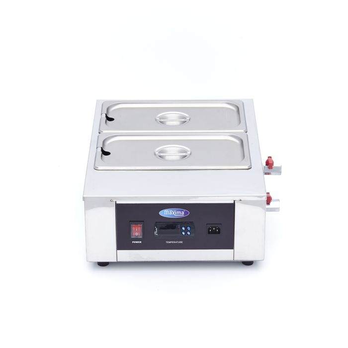 Topitor ciocolata inox cu 2 tavi GN 1/3, control digital [8]