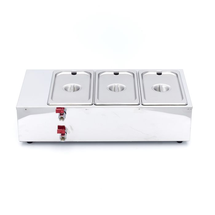 Topitor ciocolata inox cu 3 tavi GN 1/3, control digital [7]