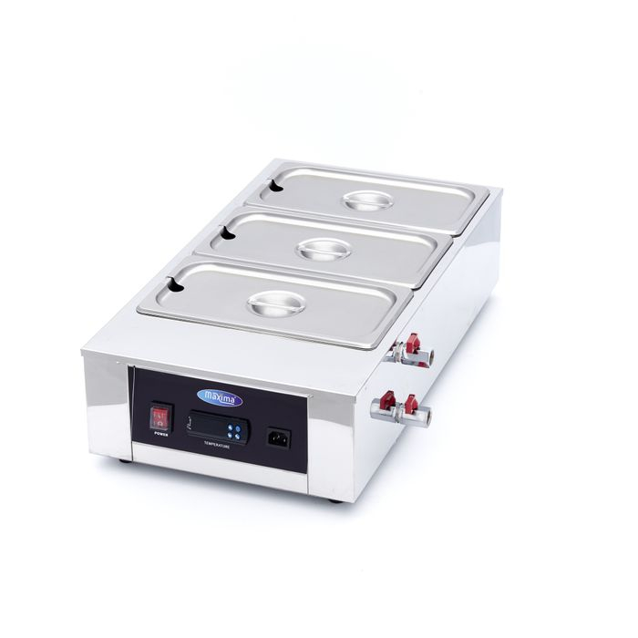 Topitor ciocolata inox cu 3 tavi GN 1/3, control digital [1]