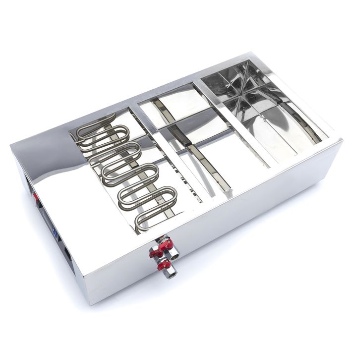 Topitor ciocolata inox cu 3 tavi GN 1/3, control digital [4]