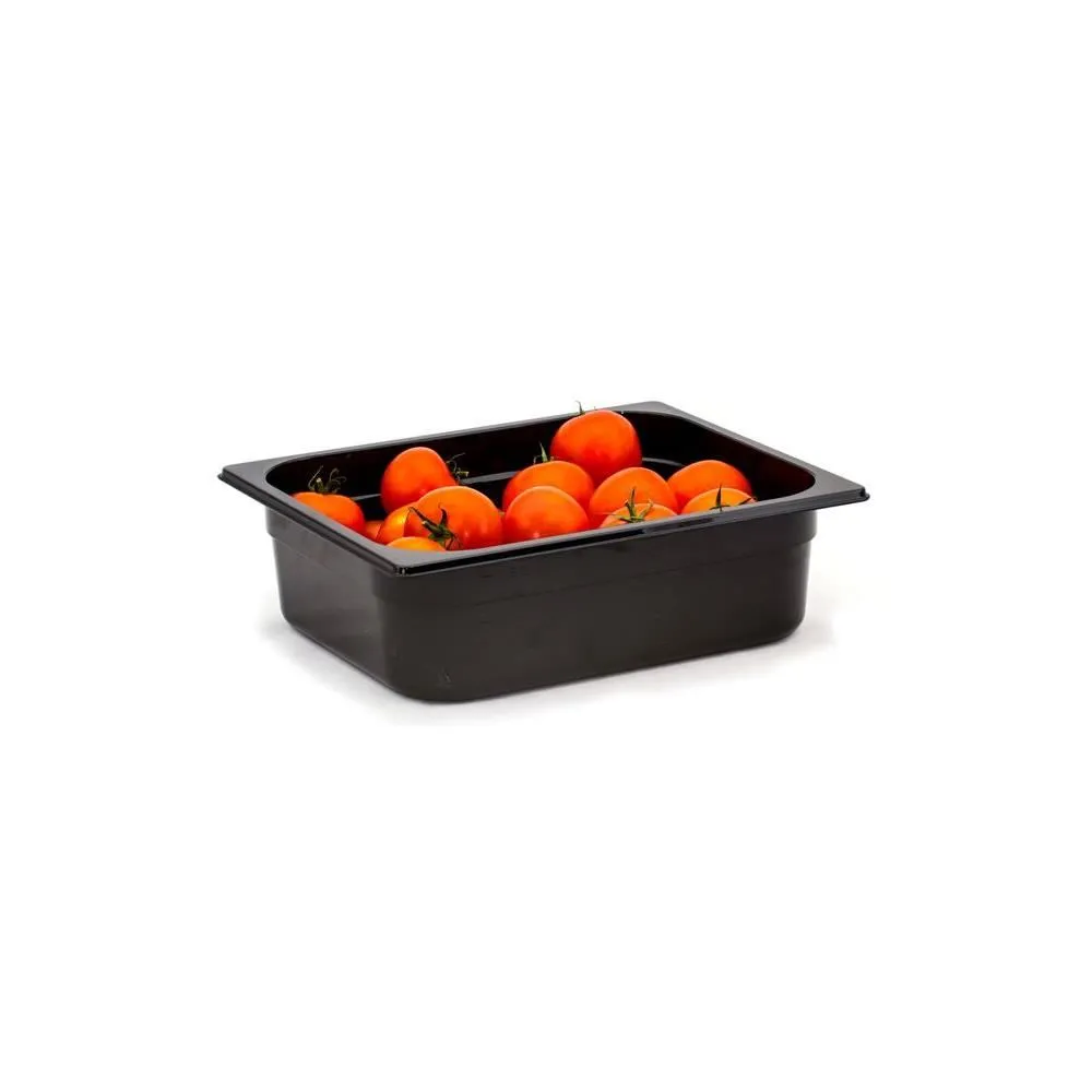Vascheta gastronorm GN 1/2, policarbonat negru, 12.5 litri [2]