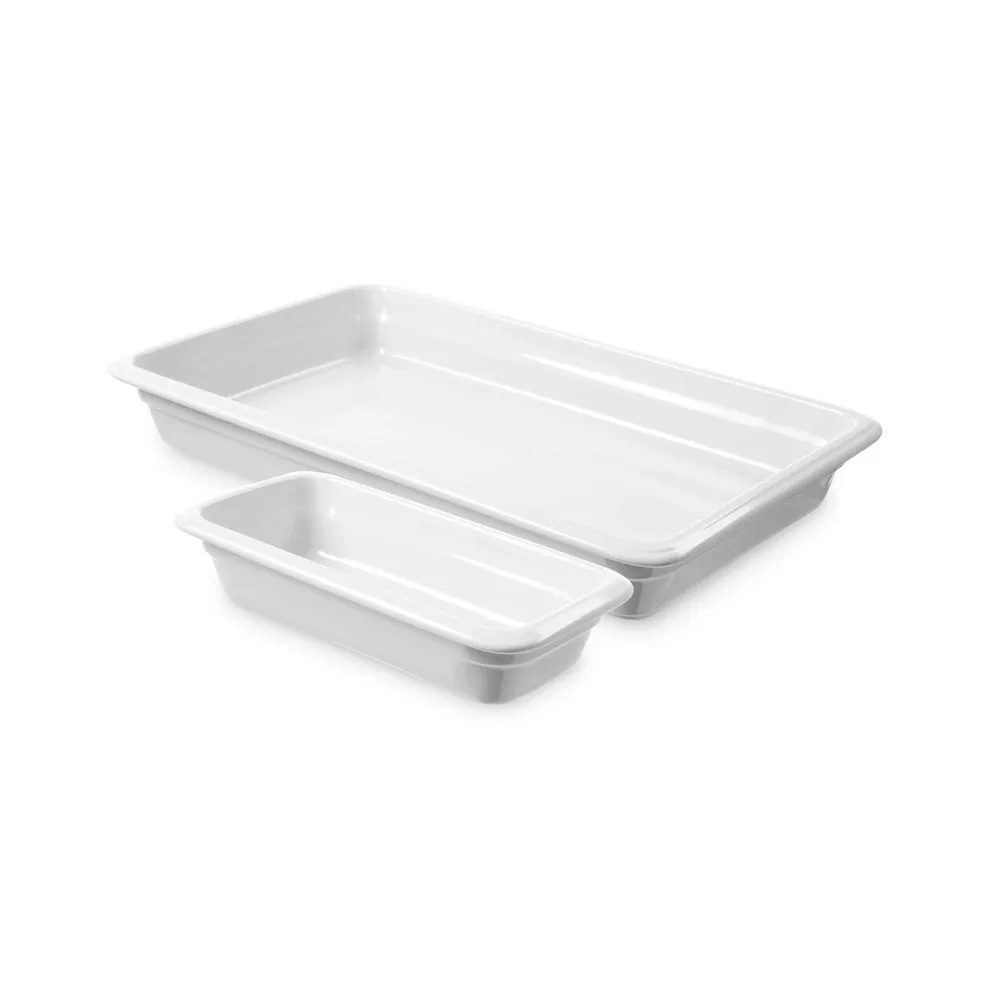 Vascheta Gastronorm GN 1/3, portelan, h65mm, rezistenta 600°C [2]