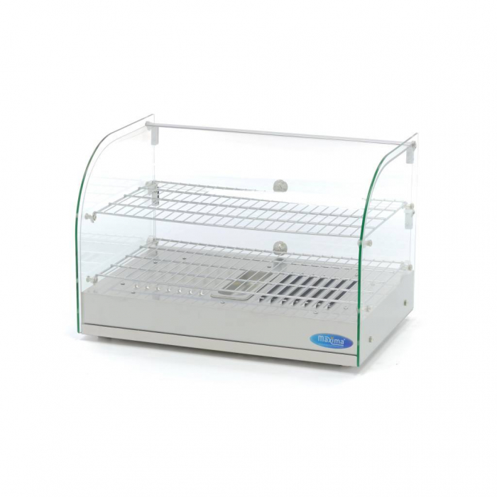 Vitrina calda de banc cu 2 nivele, 550 mm, 45 litri, 230V, 0,8 kW [4]