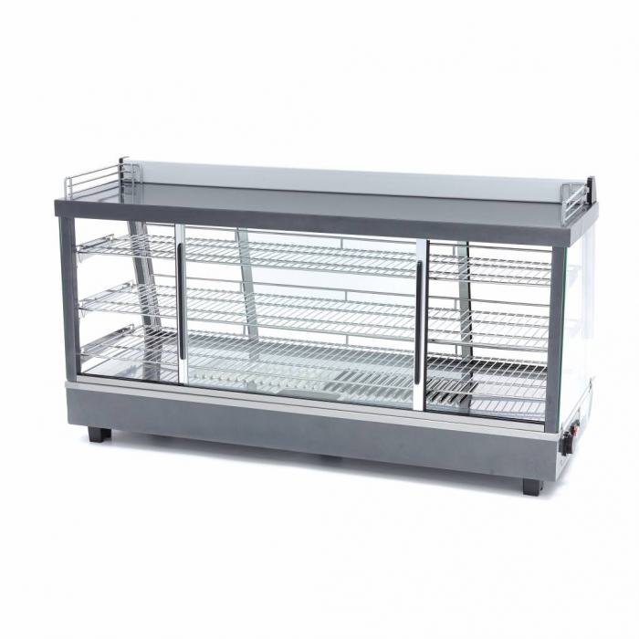 Vitrina calda de banc cu 3 nivele, 1215 mm, 186 litri, 230V, 1,8 kW [3]