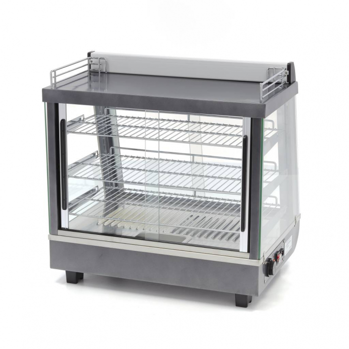 Vitrina calda de banc cu 3 nivele, 675 mm, 96 litri, 230V, 0,8 kW [9]