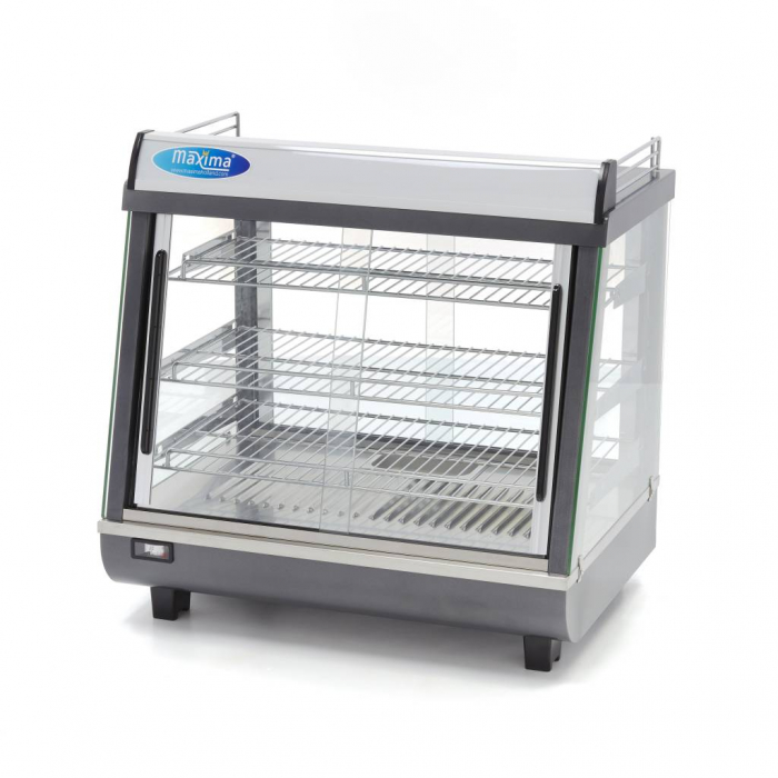 Vitrina calda de banc cu 3 nivele, 675 mm, 96 litri, 230V, 0,8 kW [5]