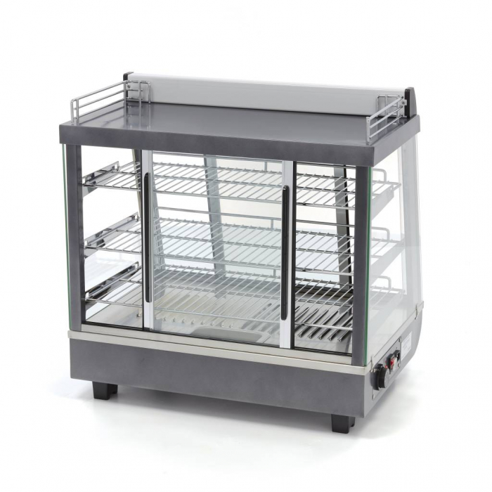 Vitrina calda de banc cu 3 nivele, 675 mm, 96 litri, 230V, 0,8 kW [8]