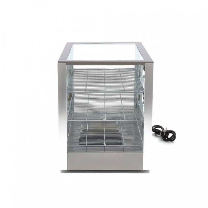 Vitrina calda de banc cu 3 nivele, 700 mm, 115 litri, 230V, 0,8 kW [3]