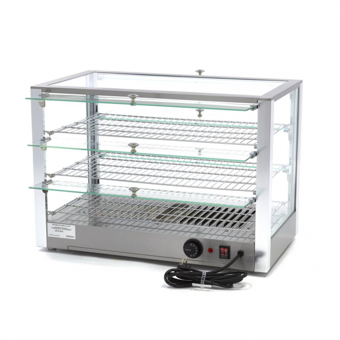 Vitrina calda de banc cu 3 nivele, 700 mm, 115 litri, 230V, 0,8 kW [5]