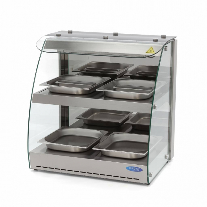 Vitrina calda deschisa 4xGN1/2, 2 rafturi, 230V, 0,56 kW [7]