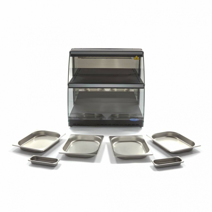 Vitrina calda inchisa 4xGN1/2, 2 rafturi, 230V, 0,56 kW [13]