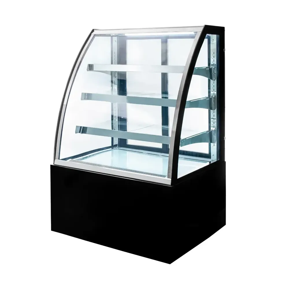 Vitrina cofetarie 300 litri CLARA S90 neagra [1]