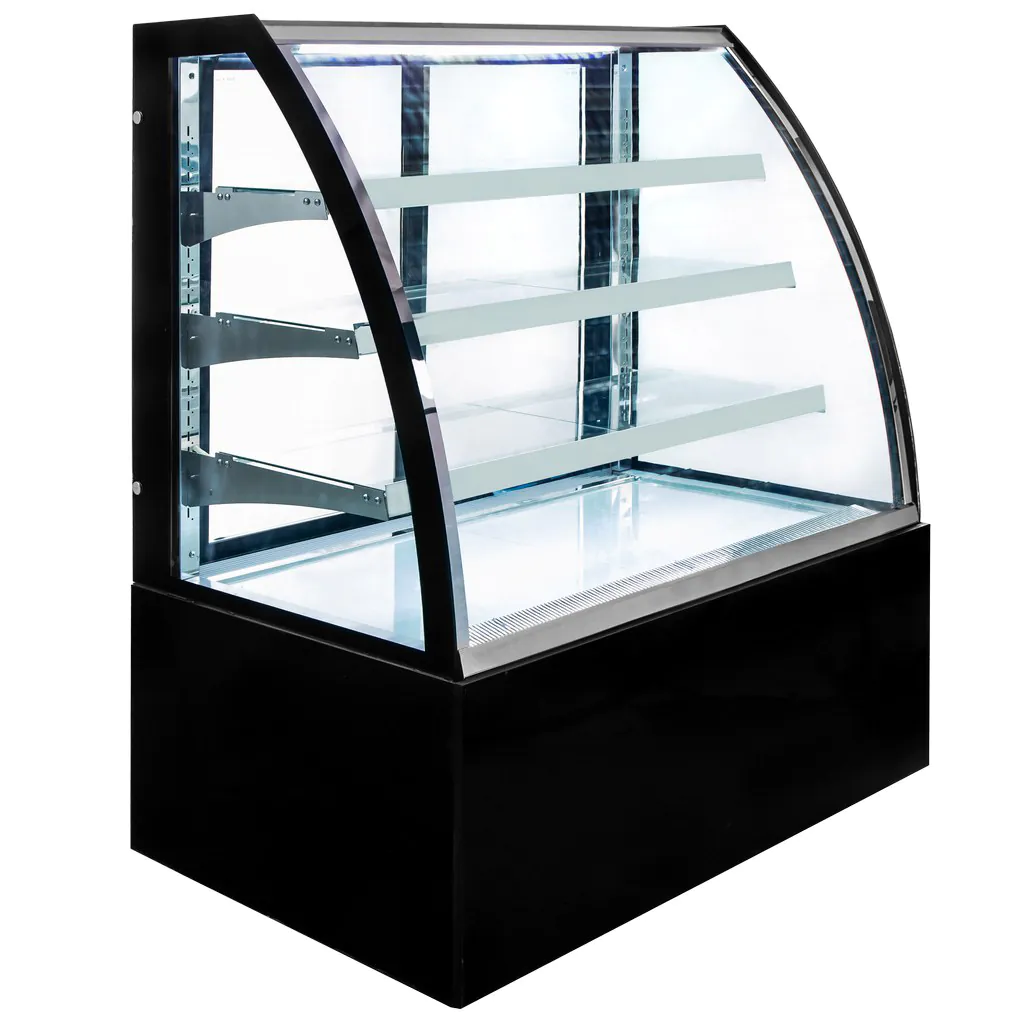 Vitrina cofetarie 410 litri, CLARA S120, neagra [8]