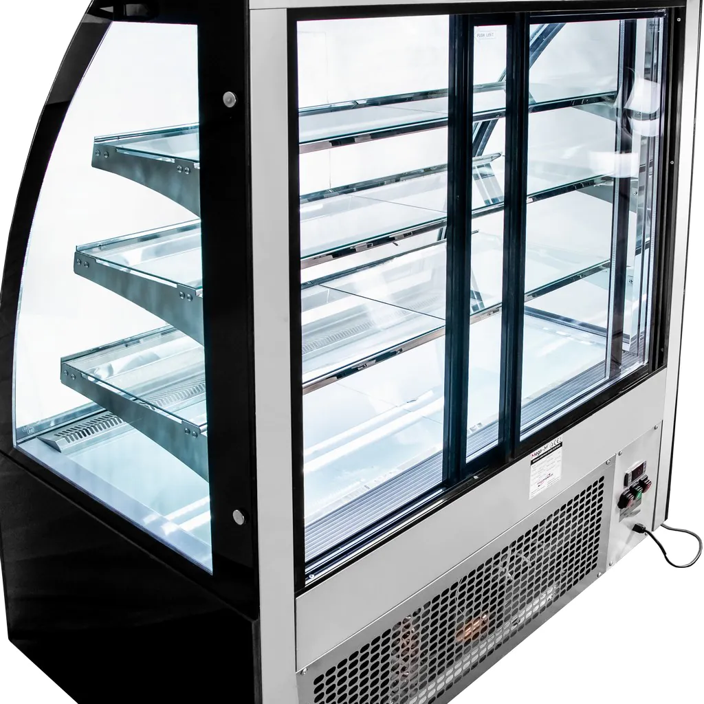 Vitrina cofetarie 410 litri, CLARA S120, neagra [3]