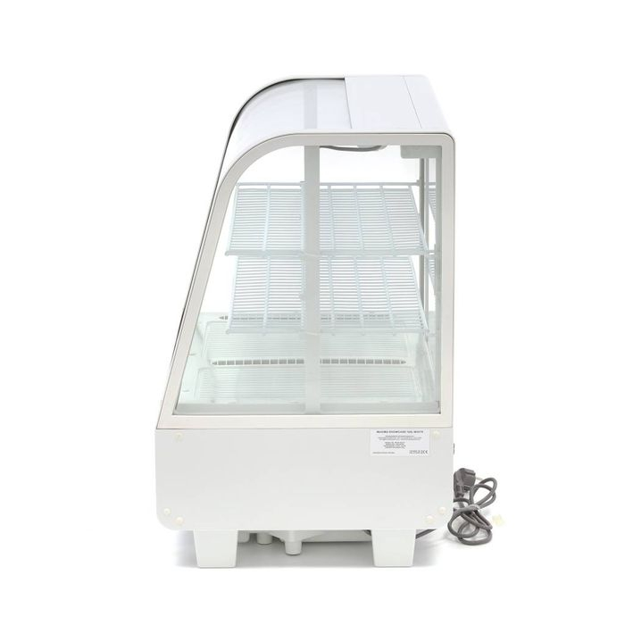 Vitrina frigorifica 100 litri alba 68cm cu usa glisanta spate [2]