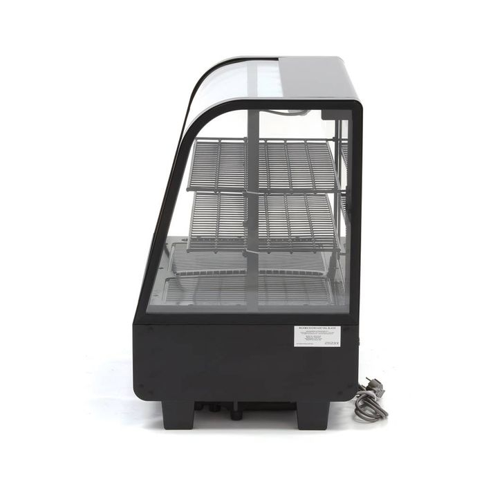 Vitrina frigorifica 100 litri neagra 68cm cu usa glisanta spate [2]