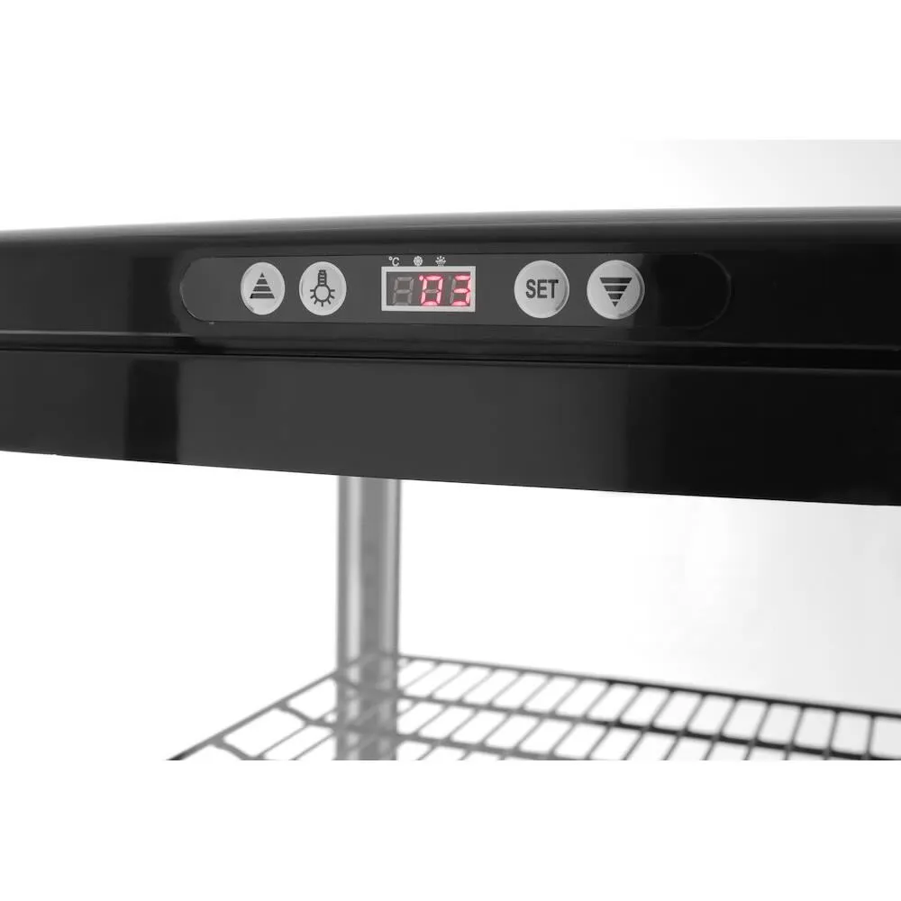 Vitrina frigorifica 100L, inox, 2-8°C, 55x52x191cm [2]