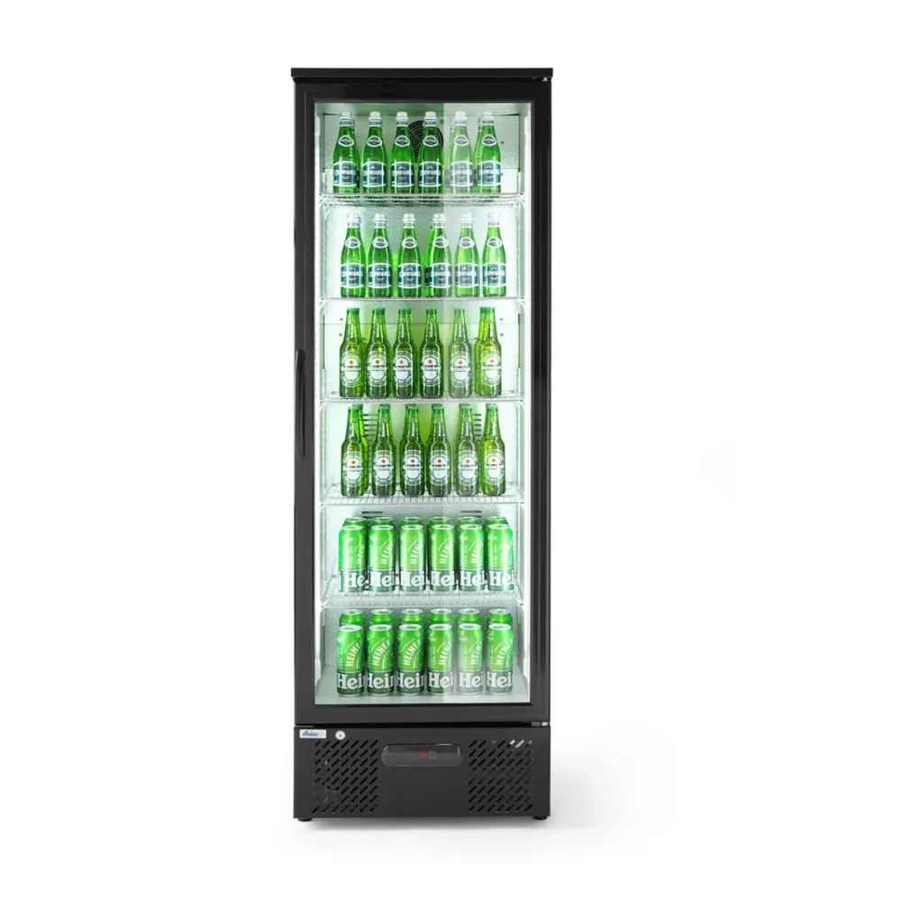 Vitrina frigorifica 293L, 1 usa, inox, 60x51x182cm [1]