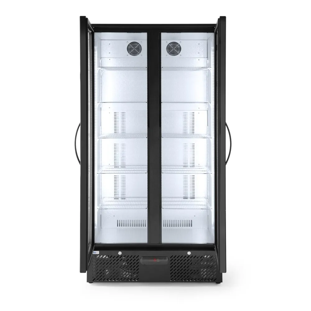 Vitrina frigorifica 458L, 2 usi, inox, 90x51x182cm [3]
