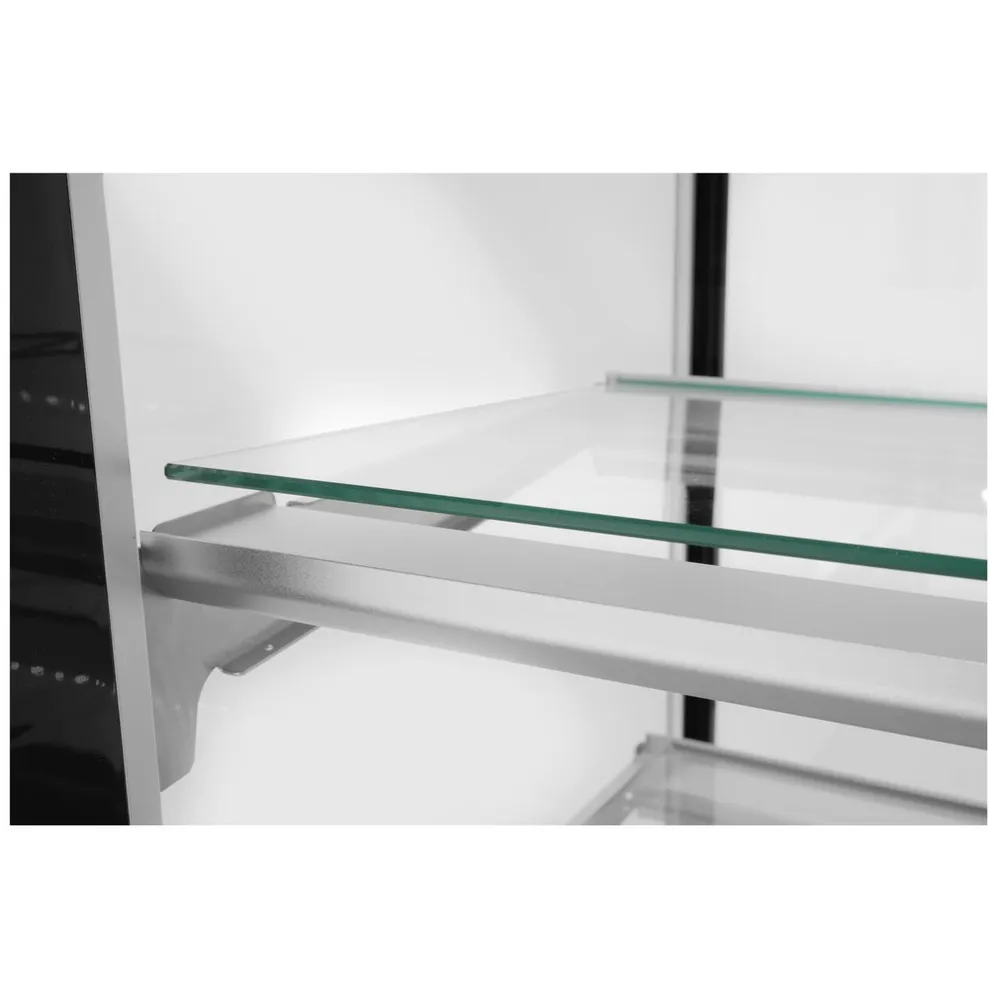 Vitrina frigorifica 610L, 2 rafturi sticla, 2-6°C, inox [5]