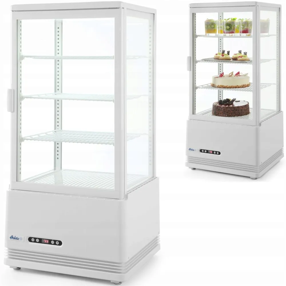 Vitrina frigorifica 78L, alba, 2-6°C, 3 rafturi, 170W [2]