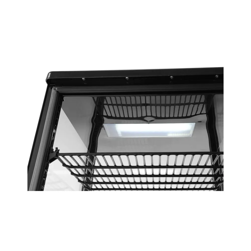 Vitrina frigorifica 98L, neagra, 2-6°C, 4 rafturi, 190W [3]