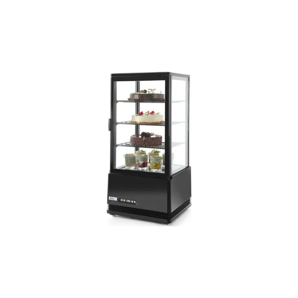 Vitrina frigorifica 98L, neagra, 2-6°C, 4 rafturi, 190W [4]