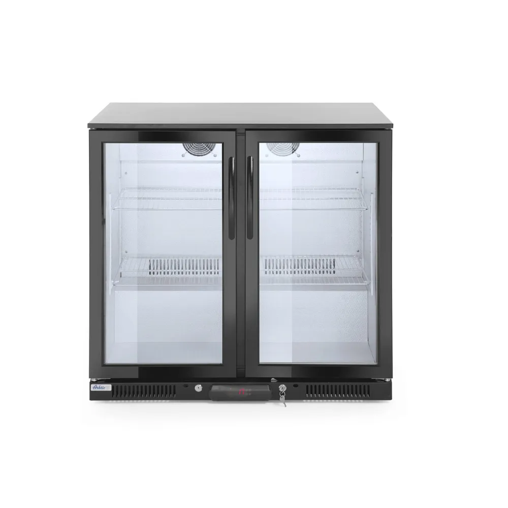 Vitrina frigorifica bar 198L, 2 usi, LED, 90x50x90cm [3]