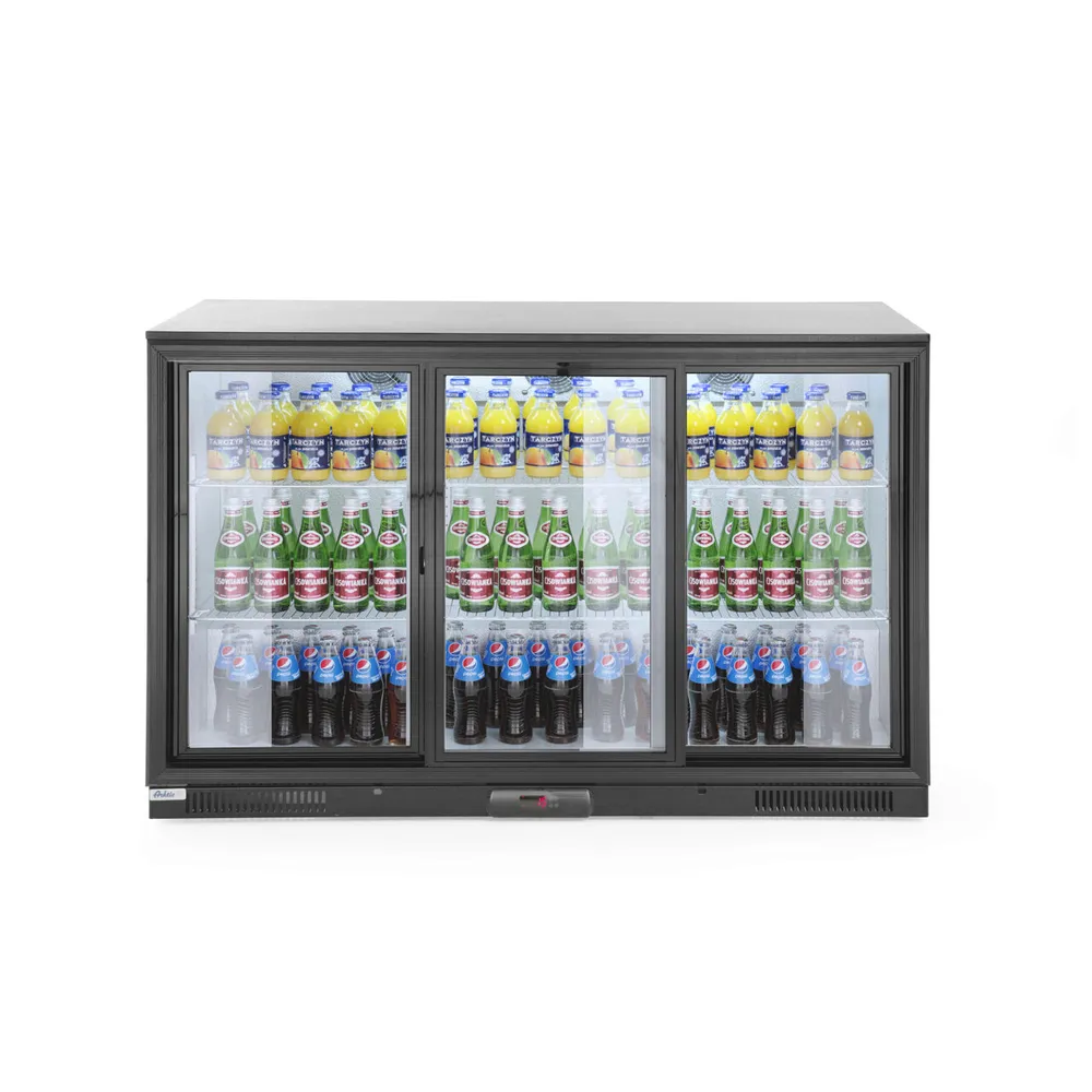Vitrina frigorifica bar 338L, 3 usi glisante, LED, 300W [3]