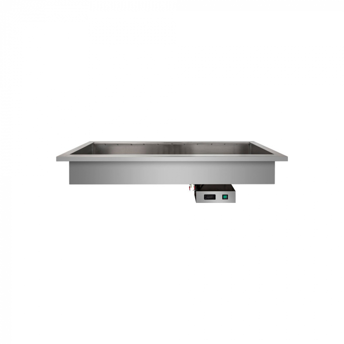 Vitrină frigorifică încorporabilă (drop-in) tip bazin 4xGN1/1, +2°C +8°C, G-VRI411 [1]