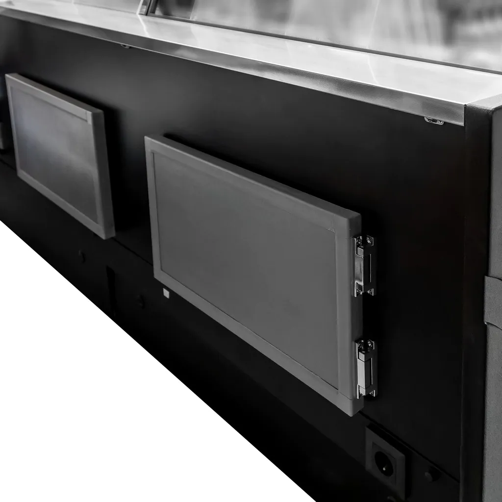 Vitrina frigorifica orizontala 250 litri LAURA E, neagra fara agregat de racire [4]
