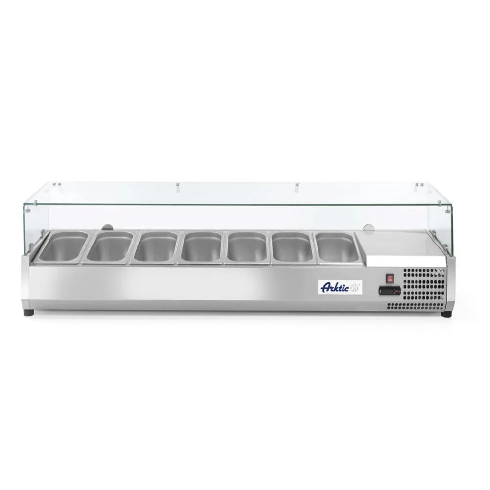 Vitrina frigorifica saladeta, 7 cuve GN 1/3, -2/8°C [1]