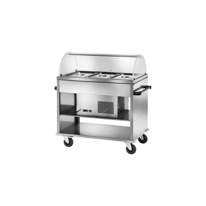 Vitrină frigorifică tip bufet 3xGN1/1, +2°C +8°C, CAR2780 [1]