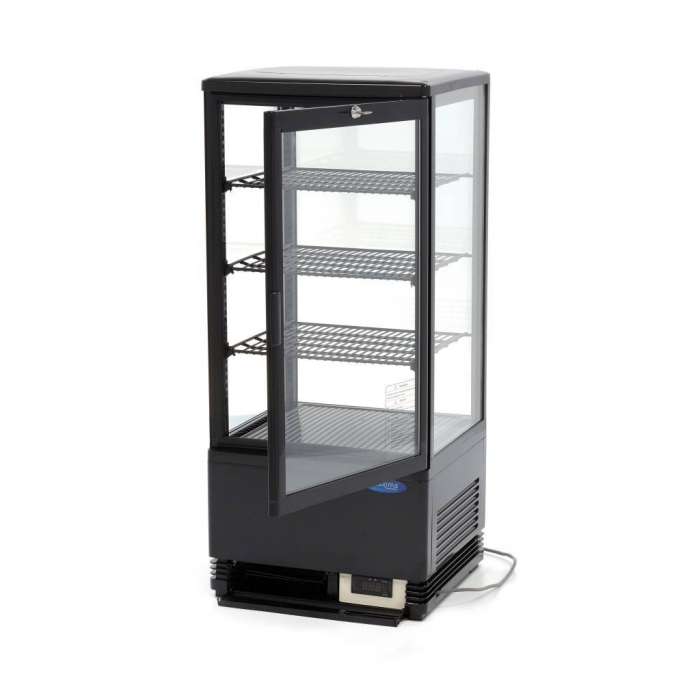 Vitrina frigorifica verticala neagra, 78L, 180W, 230V [6]