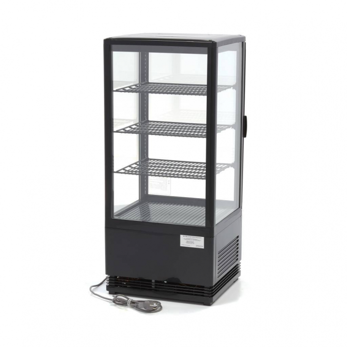 Vitrina frigorifica verticala neagra, 78L, 180W, 230V [3]