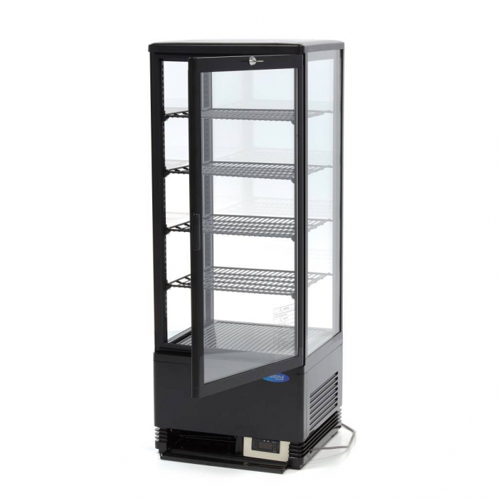 Vitrina frigorifica verticala neagra, 98L, 180W, 230V [6]