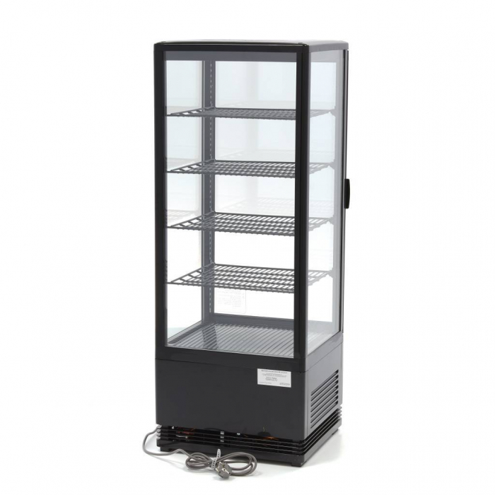 Vitrina frigorifica verticala neagra, 98L, 180W, 230V [3]