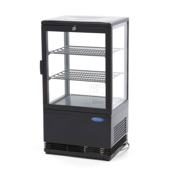 Vitrina frigorifica verticala neagra, 58L, 180W, 230V [5]