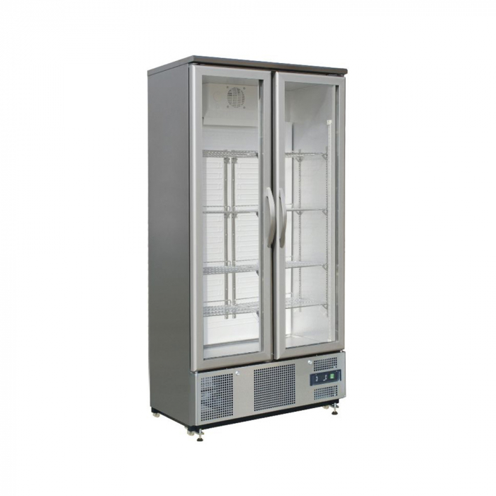 Vitrina frigorifica verticala inox, 490 litri, +2+8 °C [1]