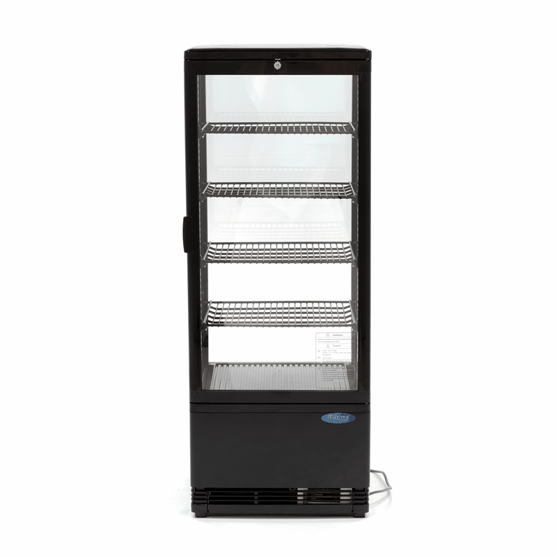 Vitrina frigorifica verticala neagra, 98L, 180W, 230V [8]