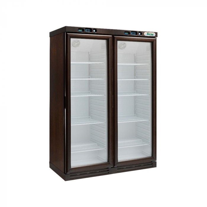Vitrina frigorifica vin, finisaj carbon, 310 + 310 litri, +2+8 °C [1]