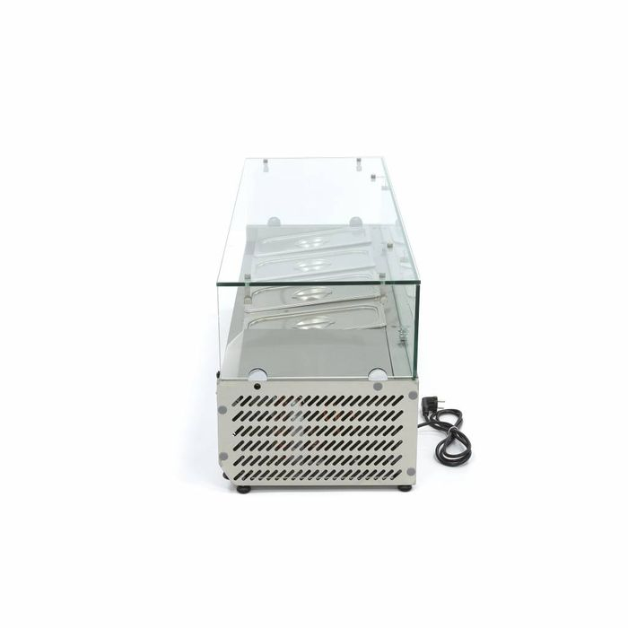 Vitrina ingrediente GN 1/3 inox 120cm pentru 4 recipiente gastro [4]