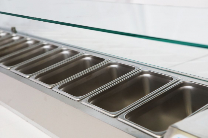Vitrina ingrediente pizza 10 GN 1/4, racire statica, +2+8°C, FORCOLD [3]