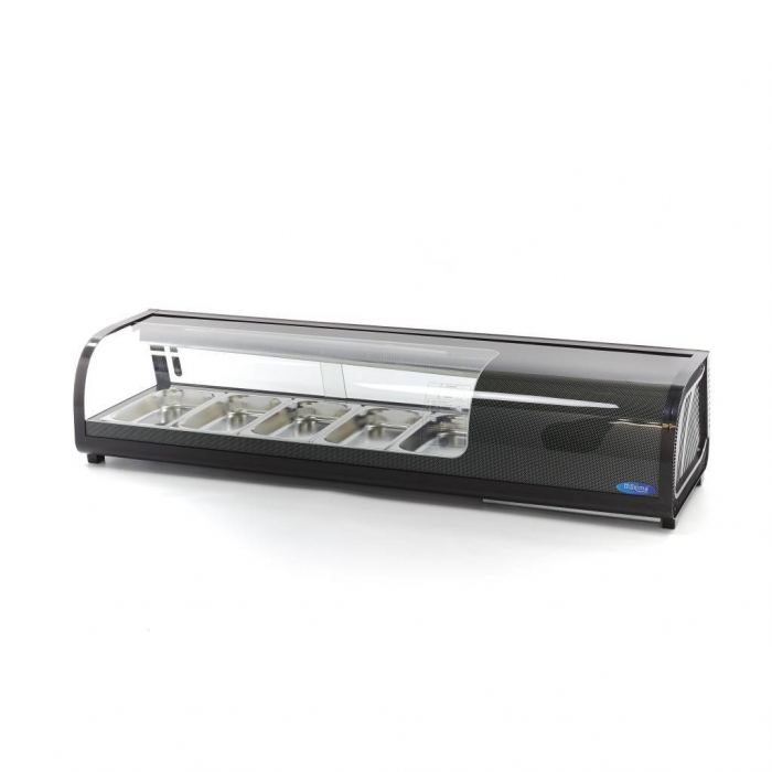 Vitrina frigorifica sushi 5x1/3 GN, 52L, 130W, 230V [2]